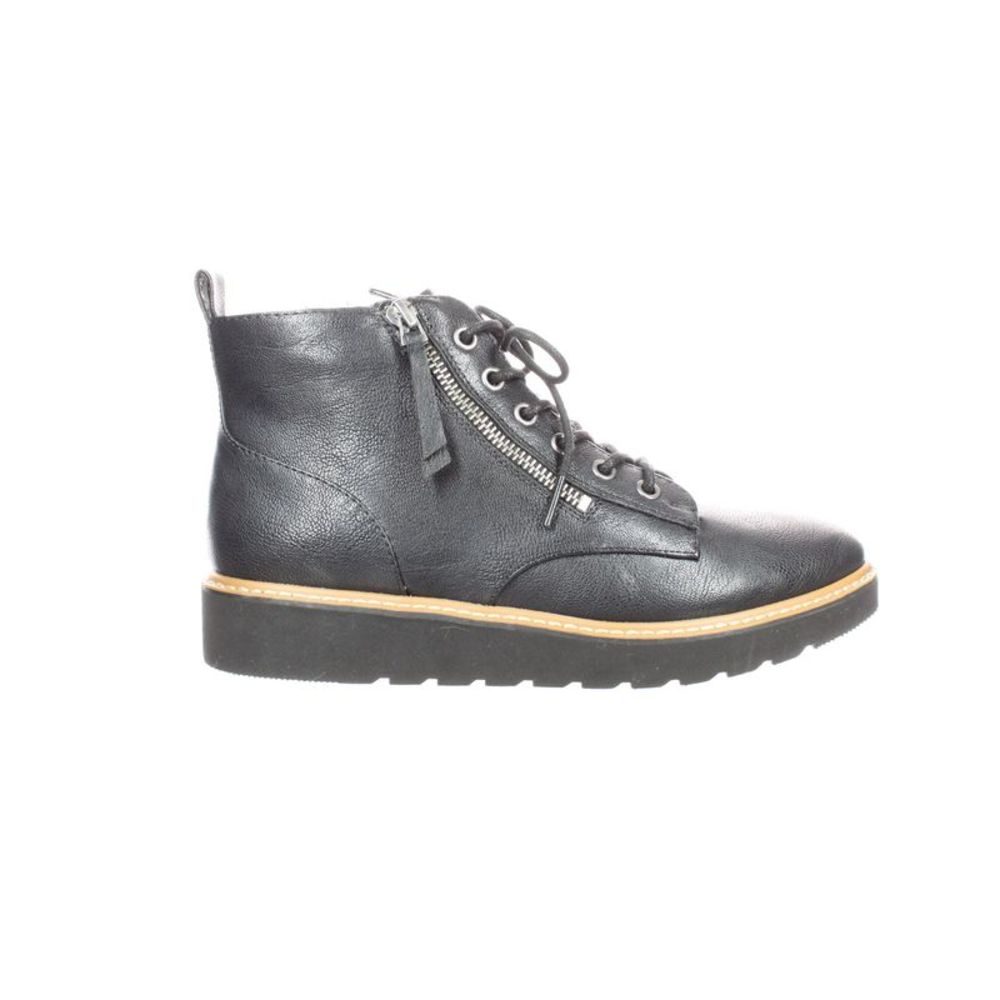 Naturalizer Womens Evva Black Ankle Boots Size 8 Medium (B, M)